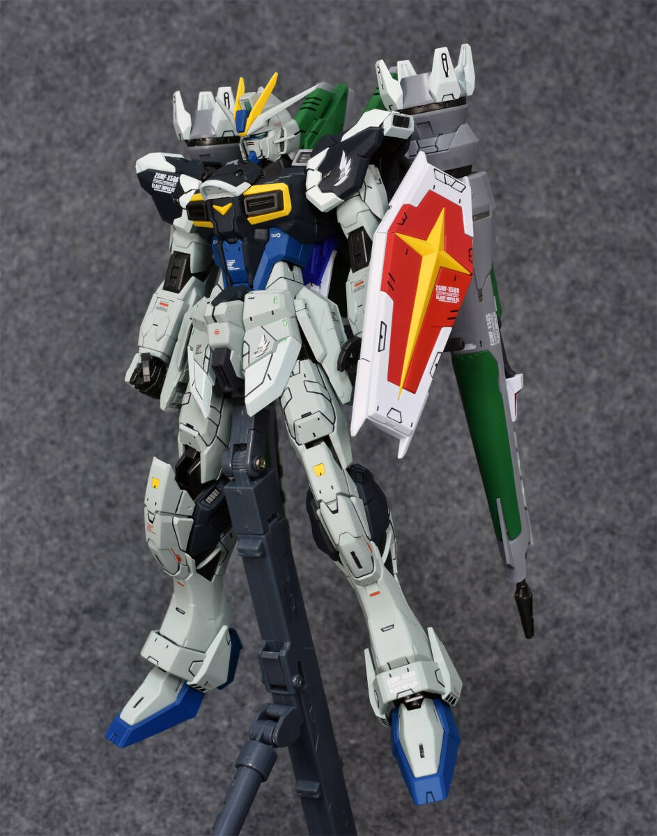 【MG 1/100 ZGMF-56E2／γ ブラストインパルスガンダムSpecⅡ Blast Impulse Gundam SpecⅡ 完成品 機動戦士ガンダムSEED Freedom】042-80の画像5