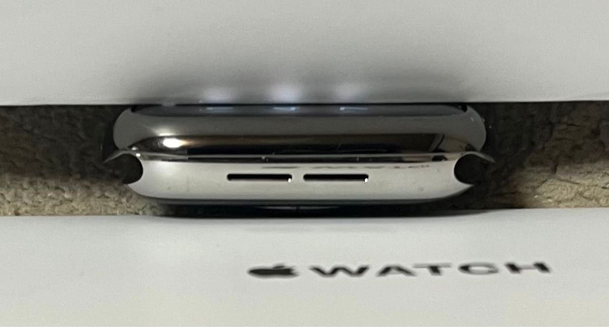 【美品】 Apple Watch Series 4 GPS+Cellular ステンレスモデル 44mm バッテリー容量100％