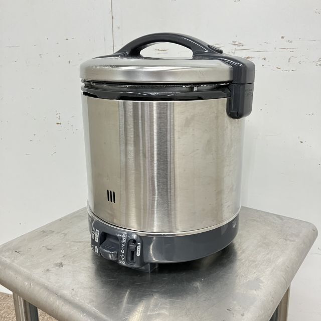 リンナイ ガス炊飯器(2) RR-100GS-C 中古 4ヶ月保証 2019年製 都市ガス 幅309x奥行283 厨房【無限堂大阪店】_画像1