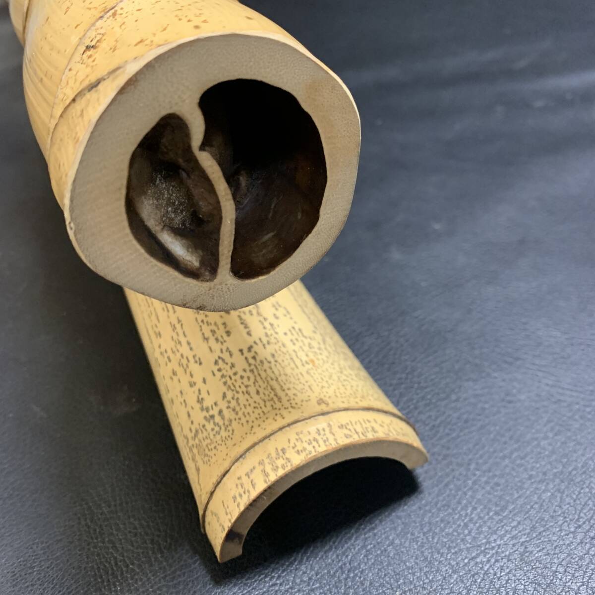 茶道具『亀甲竹 結界「竹峰作」在名 94cm 』茶事 茶会 茶懐石 茶道具『亀甲竹 結界「竹峰作」在名 94cm 』茶事 茶会 茶懐石