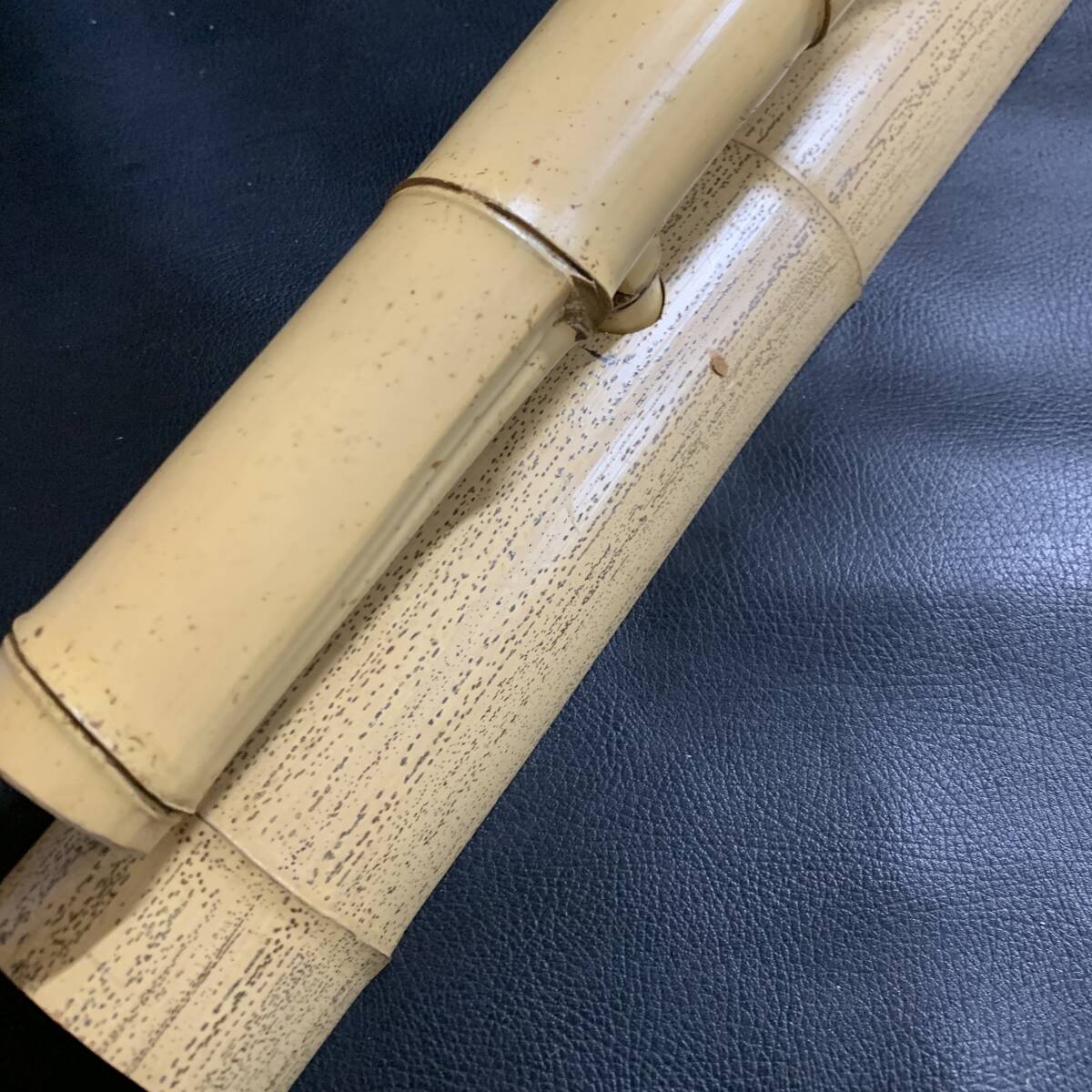 茶道具『亀甲竹 結界「竹峰作」在名 94cm 』茶事 茶会 茶懐石 茶道具『亀甲竹 結界「竹峰作」在名 94cm 』茶事 茶会 茶懐石