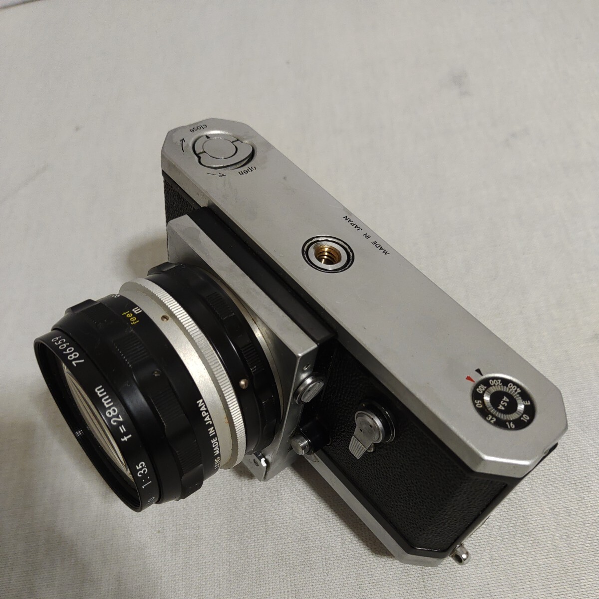 F045 Nikon F 28mm F3.5 ニコン フィルムカメラ 一眼レフ NIKKOR-H_画像6