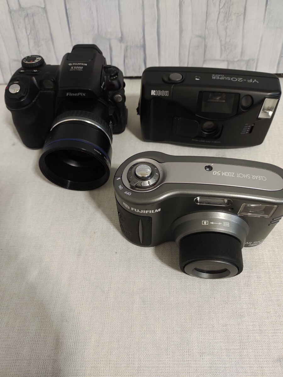 F020 PENTAX MINOLTA FUJIFILM RICHO フィルムカメラ レンズ カメラ S500 まとめ売り_画像2