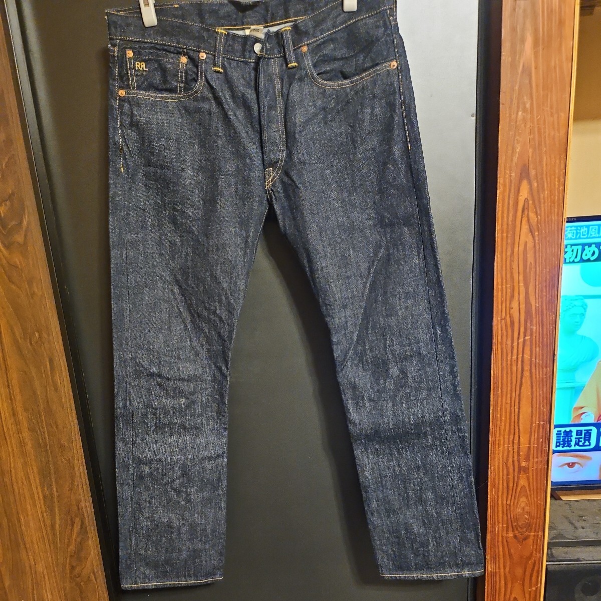 RRL インディゴジーンズ リジット slim fit 34×30の画像1