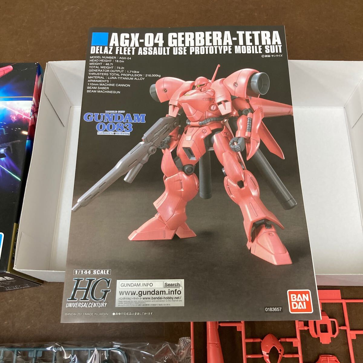 HRK5-25) not yet constructed HG 1/144 AGX-04 gerbera * Tetra HGUC Mobile Suit Gundam 0083 gun pra Bandai 