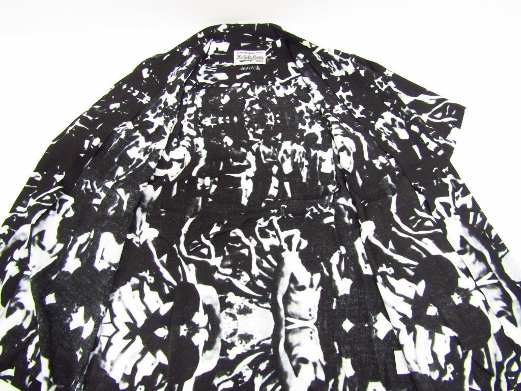 WACKO MARIA × 森山大道 HAWAIIAN SHIRT コラボ アロハシャツ レーヨンシャツ Mサイズ メンズ ◆ FG7109_画像5