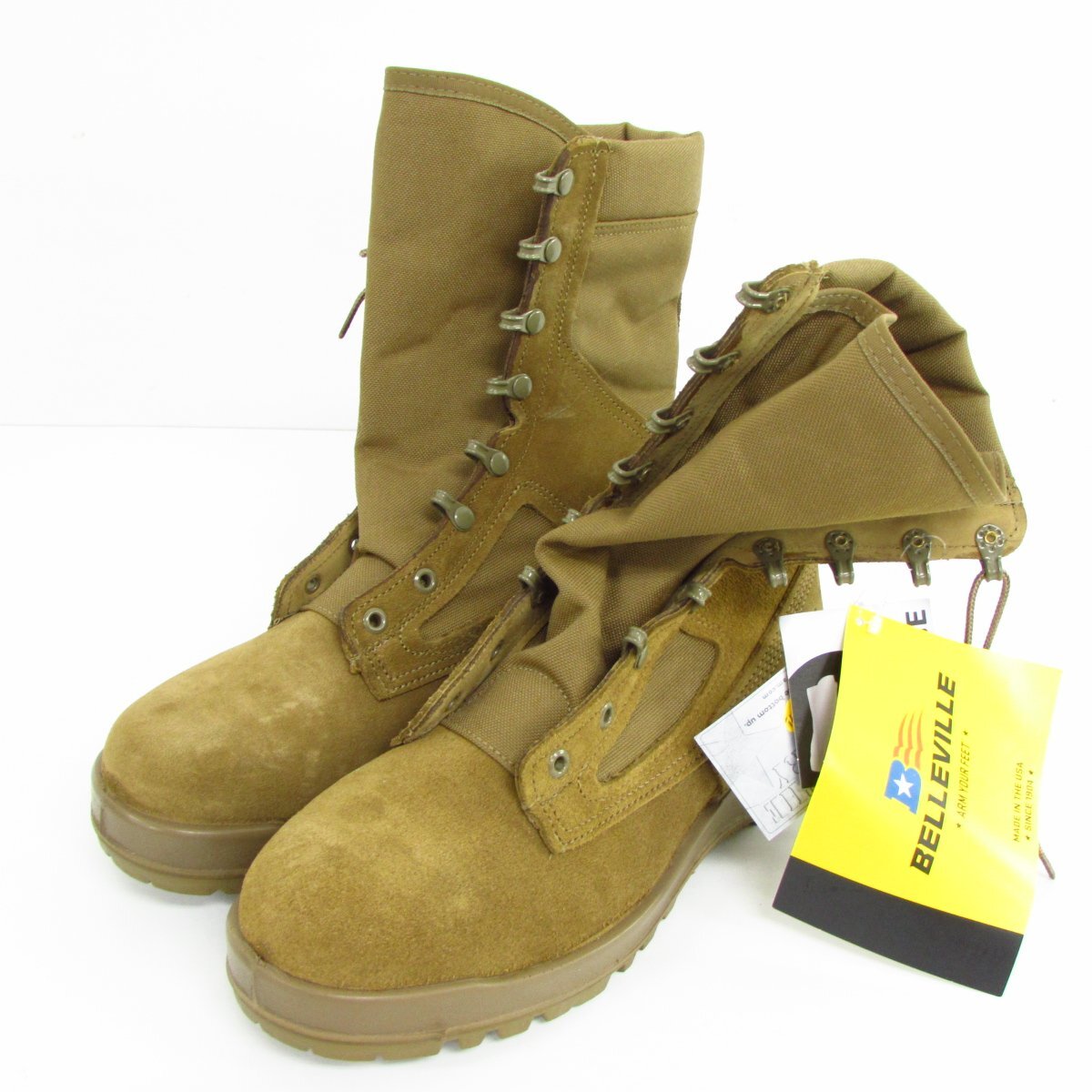 美品 BELLEVILLE 550ST USMC COMBAT BOOTS コンバットブーツ 靴 表記サイズ:US 09.0 R 〓A1247_画像1