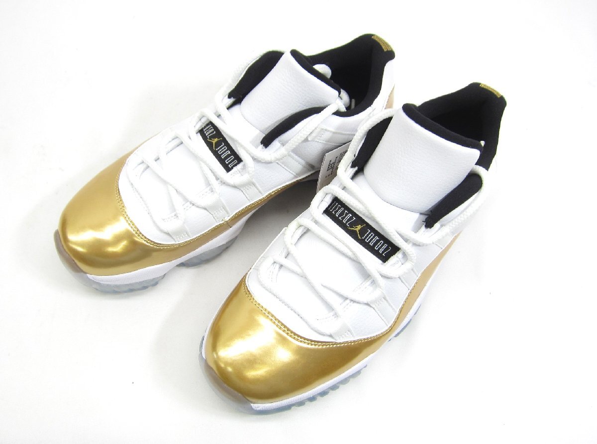 NIKE ナイキ AIR JORDAN 11 RETRO LOW 528895-103 SIZE:US9.5 27.5cm メンズ スニーカー 靴 □UT11393_画像2