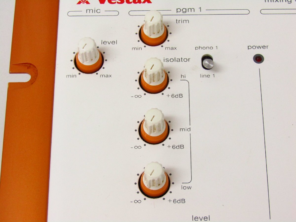 Vestax VMC-002XL DJミキサー ※ジャンク品 ☆4222の画像3