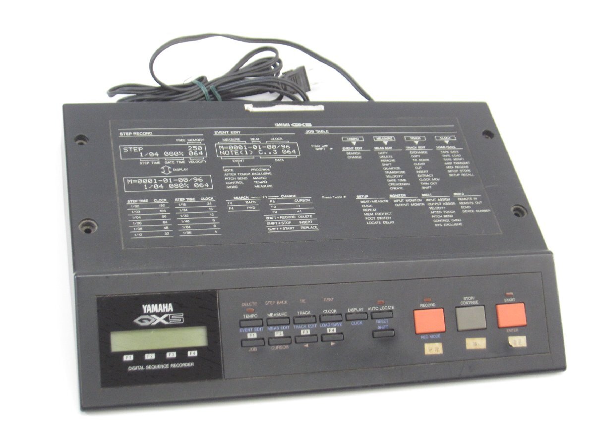 YAMAHA QX5 BOSS BR-1180 マルチトラックレコーダー HDDレコーダー / BOSS CD-R MTR ※ジャンク品 #U2499の画像2