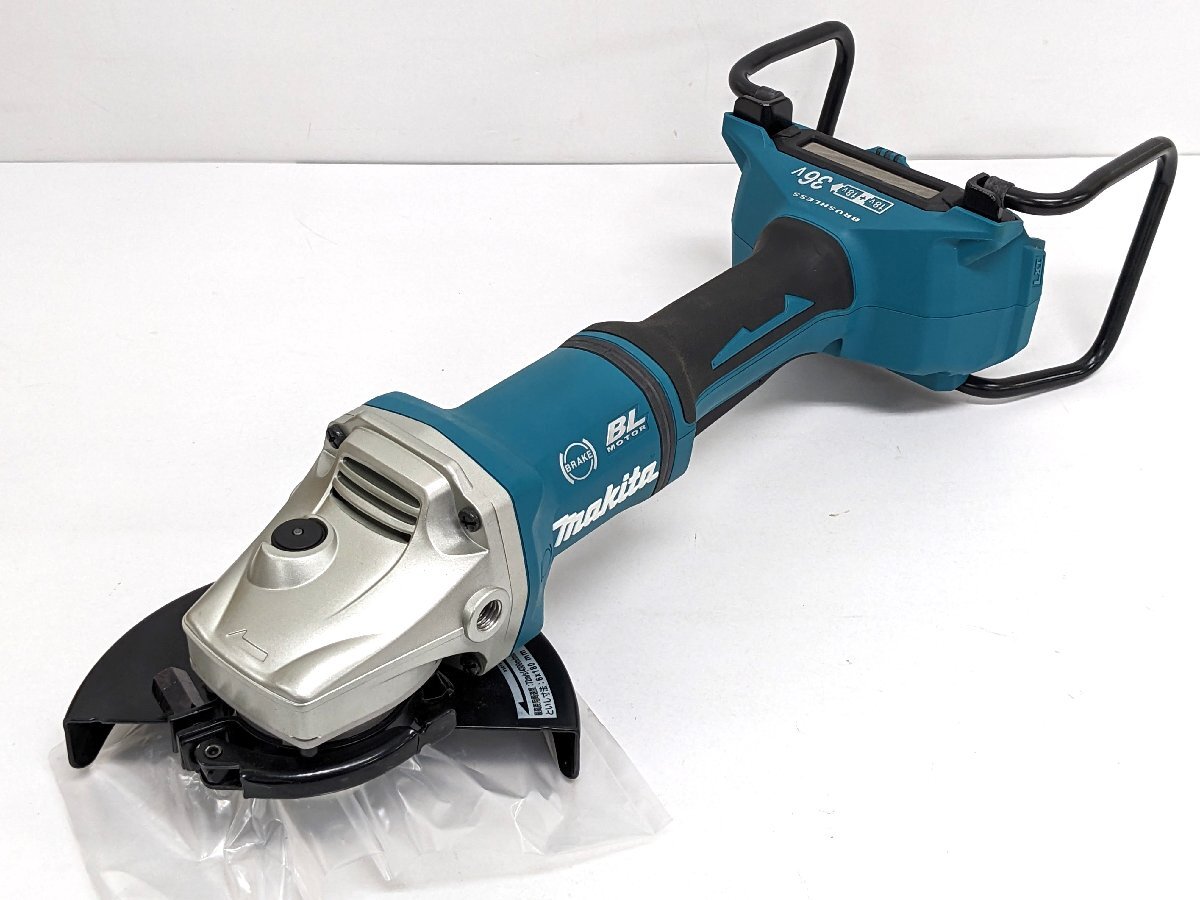 未使用 makita マキタ 180ｍｍ 充電式ディスクグラインダ GA700DZ 18V+18V バッテリー・充電器別売りモデル《A1024_画像2