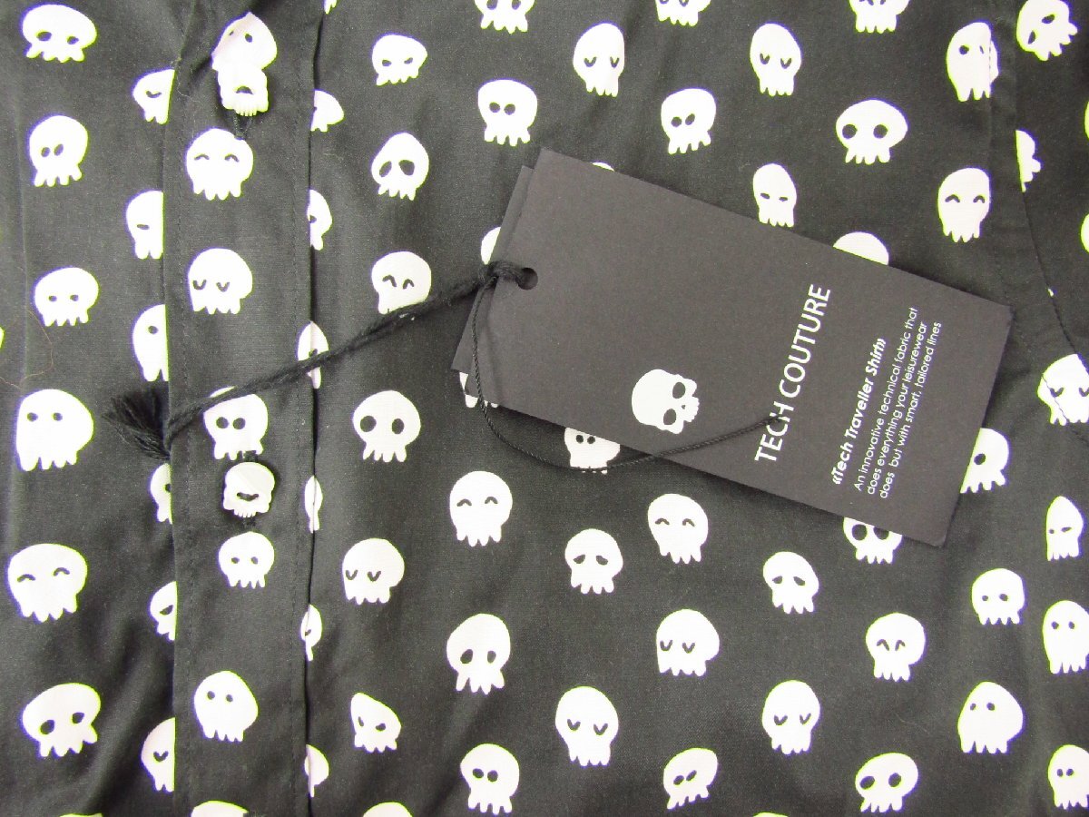 HYDROGEN ハイドロゲン / SKULL SHIRT スカル シャツ L/S 長袖 タグ付き SIZE: S メンズ ≡FG7118_画像10