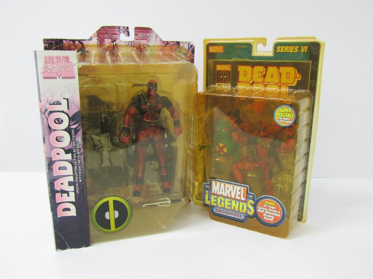 ma- bell select dead pool &ma- bell Legend series 6 - dead pool action figure 2 point set * junk *4298