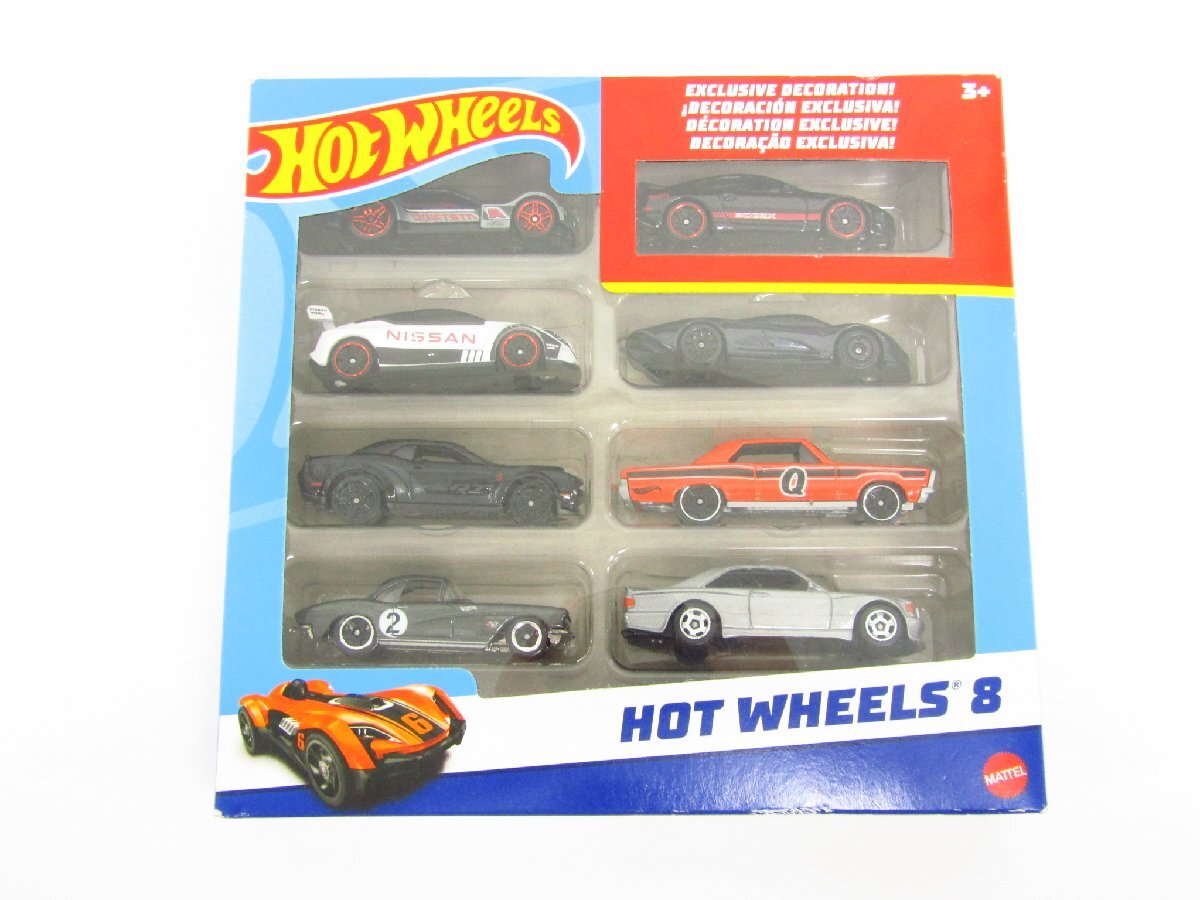 未開封 ホットウィール Hot Wheels Cars & Trucks Set with 1 Exclusive Car 8pk ミニカー ●A9492_画像1