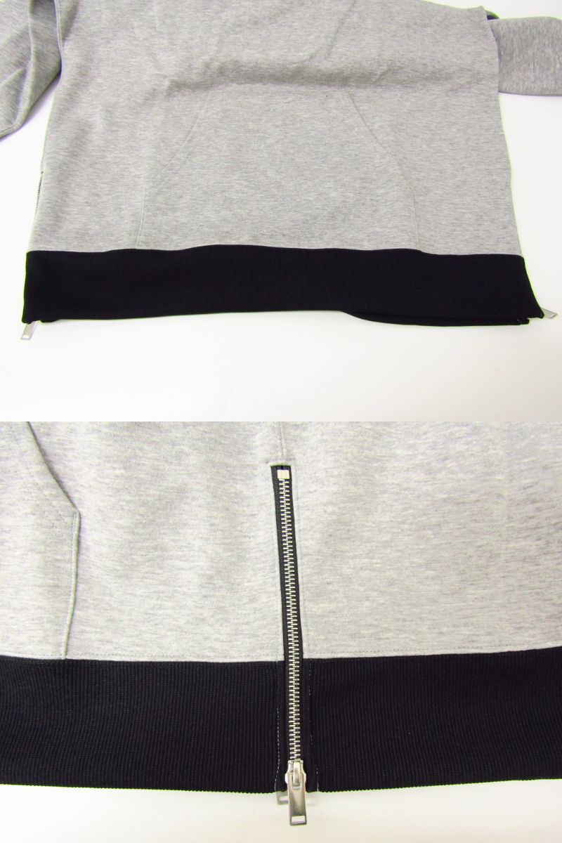 SOPHNET. ソフネット / 18AW COLOR RIBBED HEM ZIP PULL OVER HOODY タグ付き フーディー パーカー SIZE:M メンズ ≡FG7121_画像5