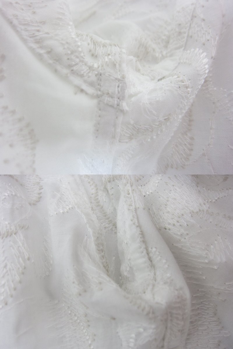 NEEDLES ニードルズ Cabana Shirt-Cotton Cloth/Rose Emb. GL209 半袖シャツ SIZE:M メンズ 衣類 □UF4196_画像6