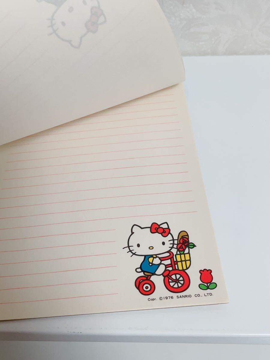 ハローキティ　hello kitty  可愛い　レトロ　便利　文房具　メモ用紙　レア　希少　サンリオ