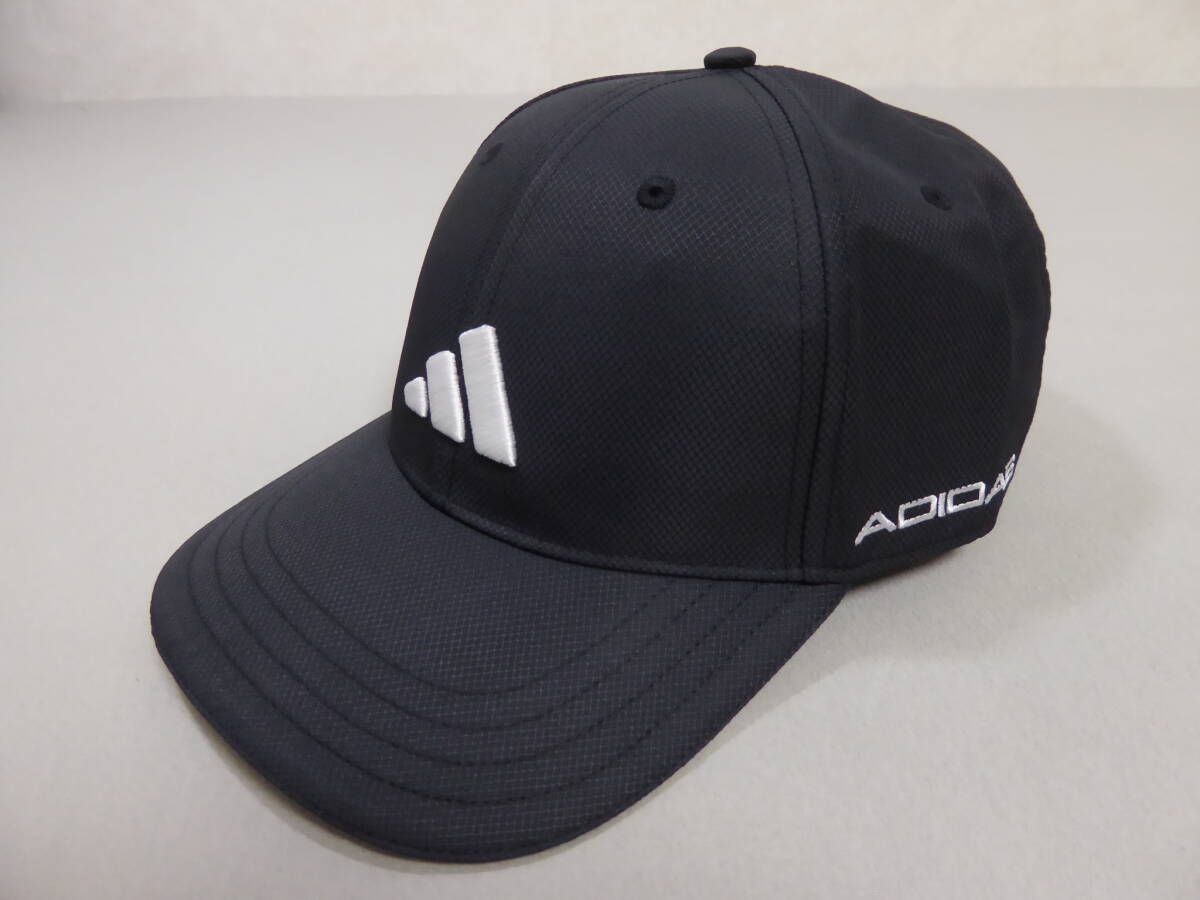 ADIDAS GOLF アディダス ゴルフ ツアースタイル サイドロゴ キャップ 黒　OSFX (57～60cm）_画像1