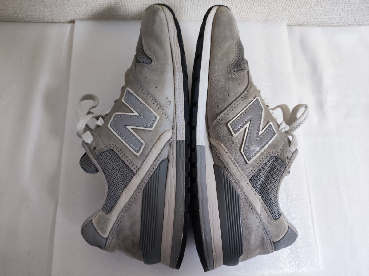 80 '人気モデル' New Balance ニューバランス CM996BG 26cm グレー メッシュ地 スエード LOW CUT スニーカー 靴 シューズ_画像9