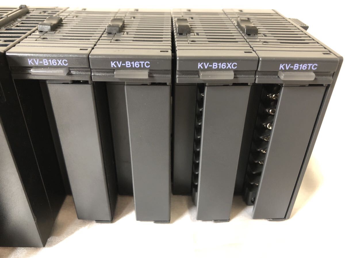 60 KEYENCE key ensKV-8000 programmable controller KV-7000C KV-B16XC KV-B16TC unit operation guarantee 