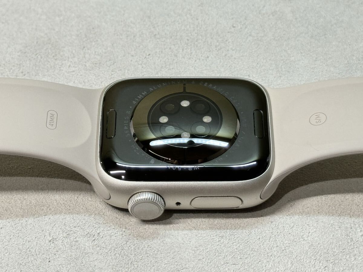 * быстрое решение аккумулятор 100% прекрасный товар Apple Watch series8 41mm Star свет aluminium Apple часы GPS модель серии 8 868