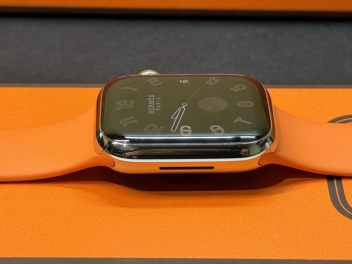 * быстрое решение оригинальный частота прекрасный товар Apple Watch series7 HERMES 41mm Apple часы Hermes GPS+Cellular серебряный нержавеющая сталь серии 7 859
