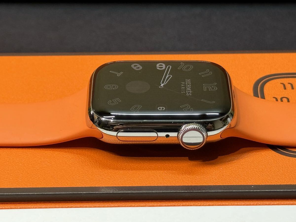 * prompt decision original band beautiful goods Apple Watch series7 HERMES 41mm Apple watch Hermes GPS+Cellular silver stainless steel series 7 859