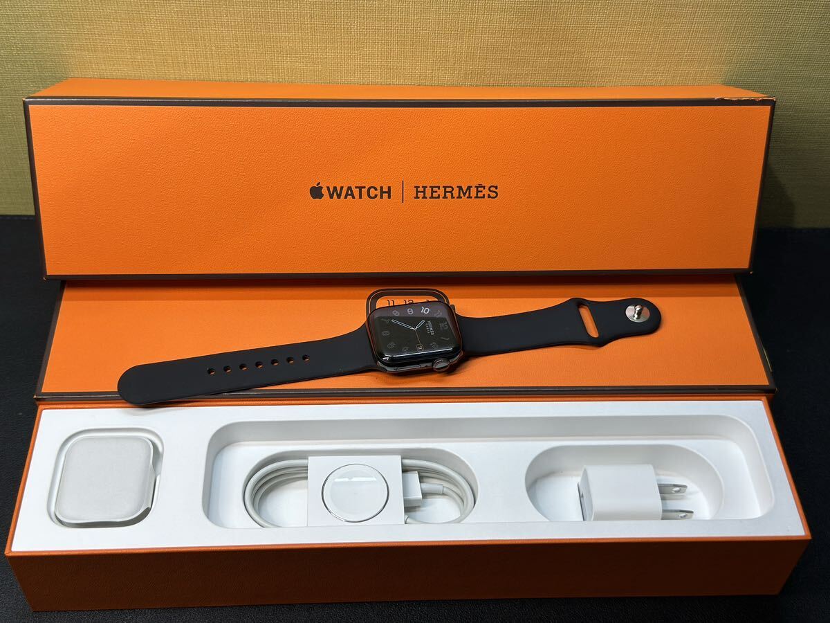 * быстрое решение прекрасный товар Apple Watch series6 HERMES 40mm Apple часы чёрный Hermes GPS+Cellular нержавеющая сталь серии 6 891