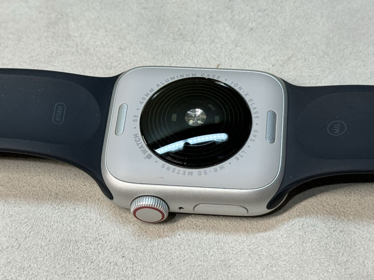 ☆即決 美品 バッテリー100% Apple Watch SE2 40mm シルバーアルミニウム アップルウォッチ GPS+Cellularモデル 953_画像7
