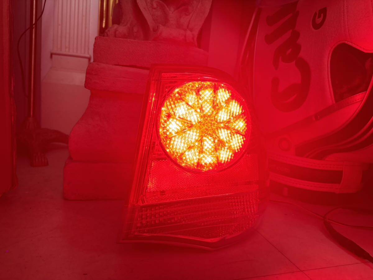 200系クラウン アスリート後期 テールランプ 20クラウン トヨタ ライト ICHIKOH LED テールライト GRS200 左右セット テールレンズ の画像7