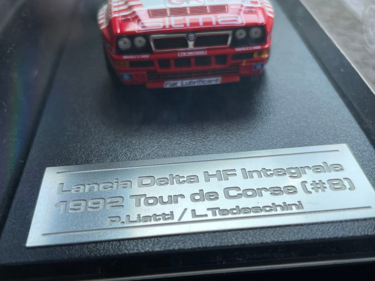 hpi　1/43　ランチア デルタ インテグラーレ #8 1992 ツールドコルサ　used 美品　_画像4