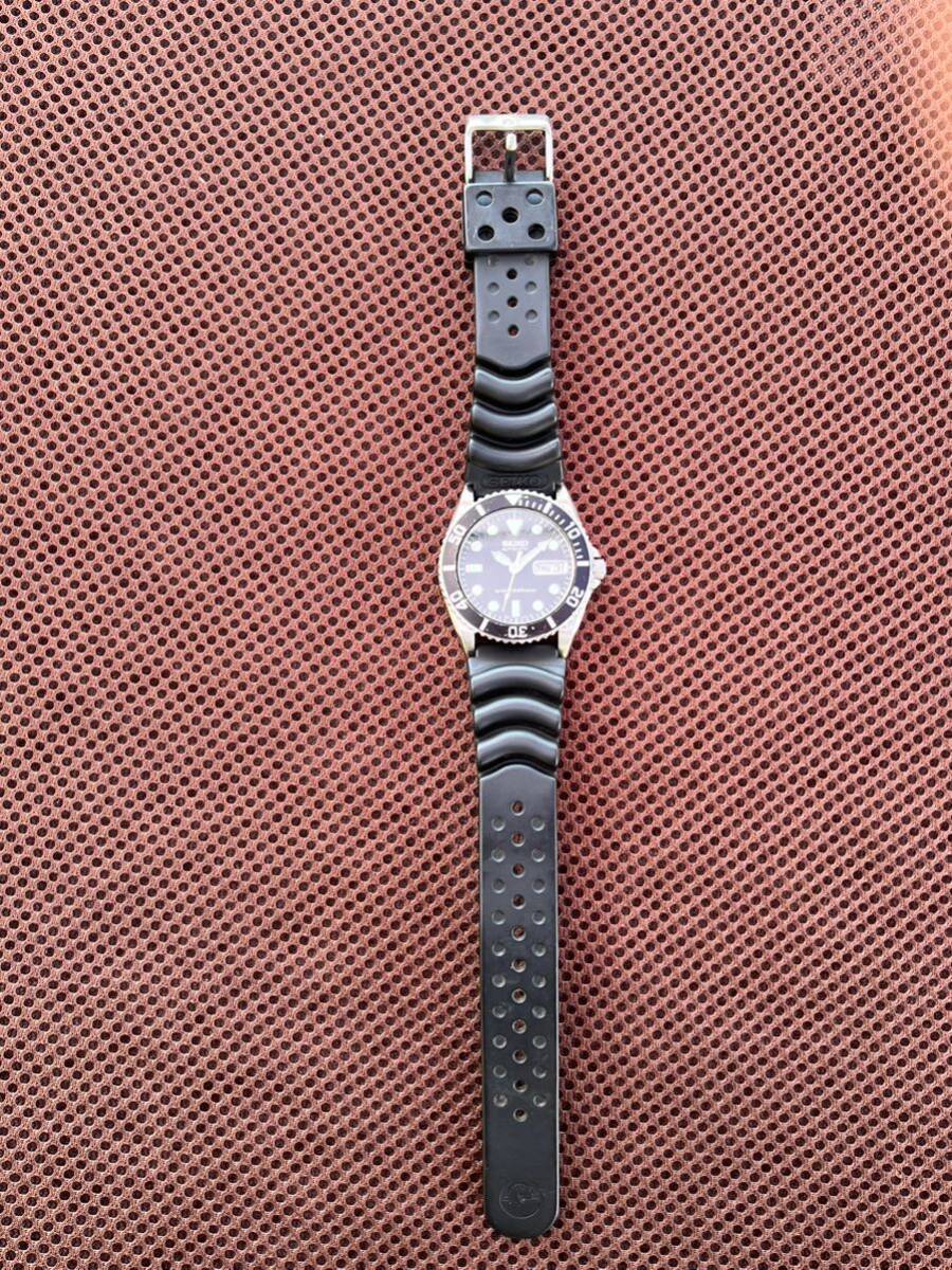 SEIKO 7S26-0050 diver 3 hands clock self-winding watch men's secondhand goods * operation goods 