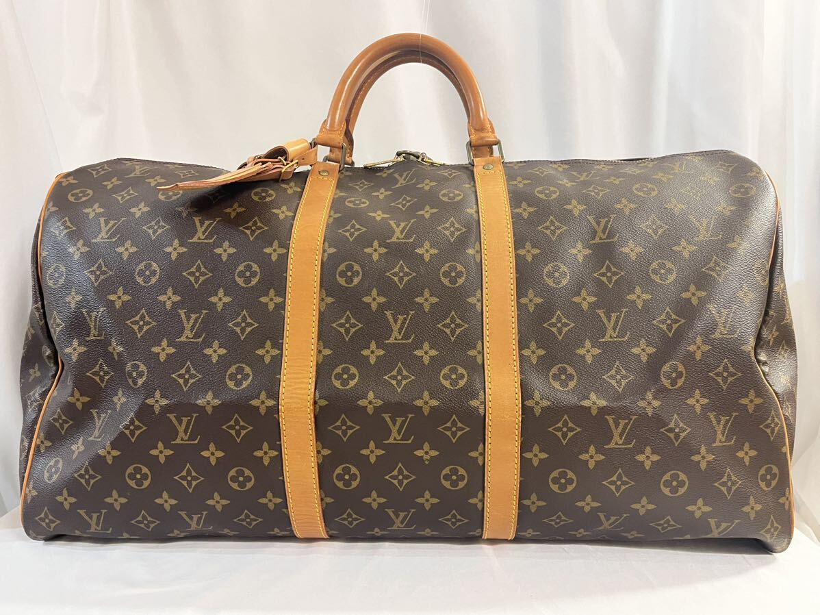 １円～ LOUIS VUITTON ルイ・ヴィトン キーポル６０ モノグラム ボストンバックの画像1