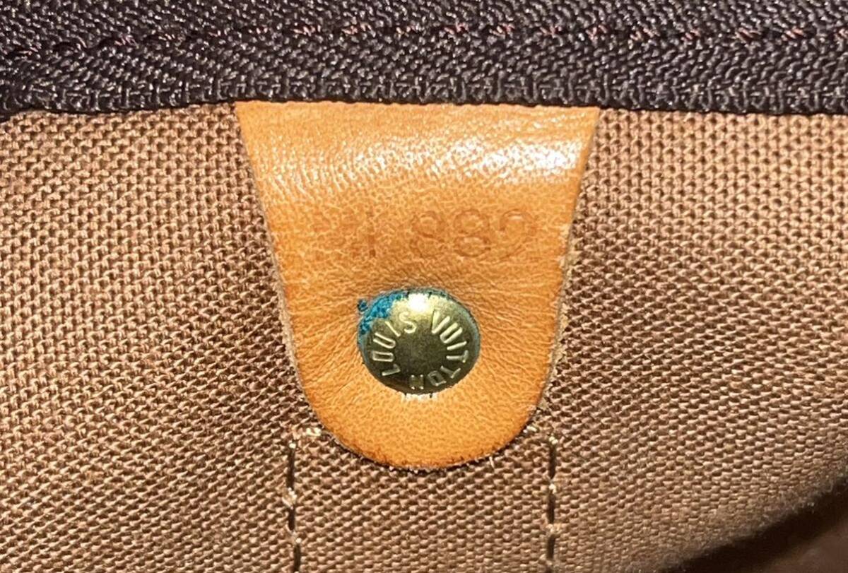 １円～ LOUIS VUITTON ルイ・ヴィトン キーポル６０ モノグラム ボストンバックの画像9