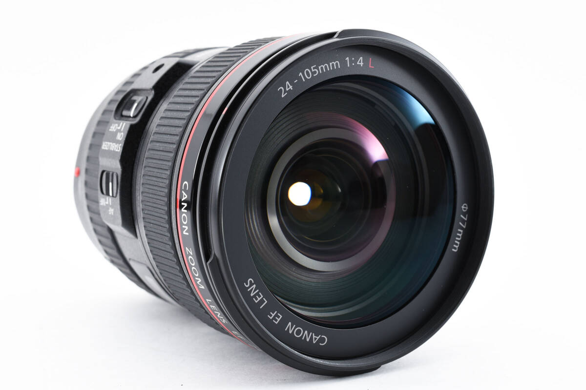 美品 Canon EF 24-105mm F4 L IS USM ★フード・フィルター付 キヤノン _画像3
