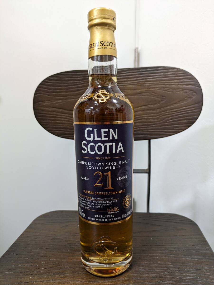 未開栓 GLEN SCOTIA グレンスコシア 21年 700ml 46度 スコッチ キャンベルタウン ウイスキー シングルモルト カンベルタウン ウィスキー