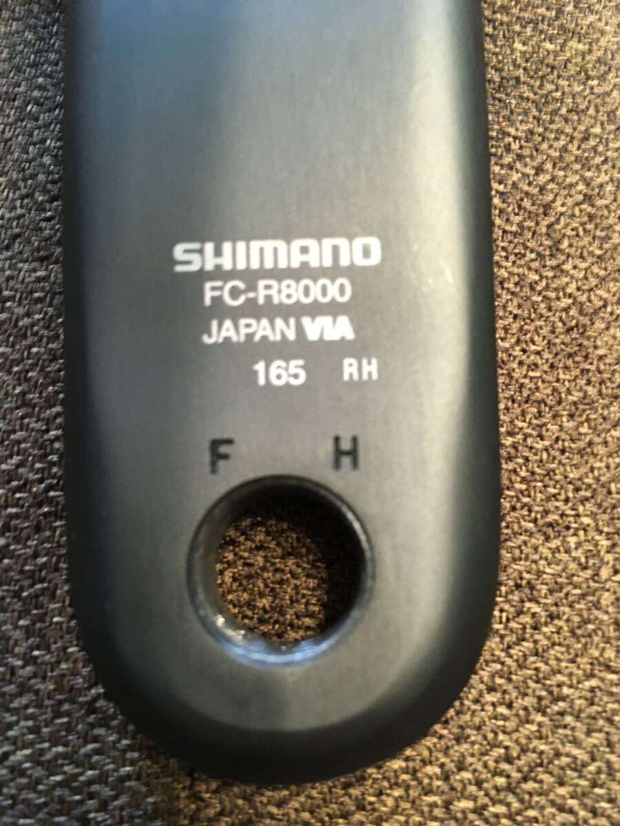 シマノ ULTEGRA R8000 クランク 165mm リコール対象外品   アルテグラ SHIMANOの画像8