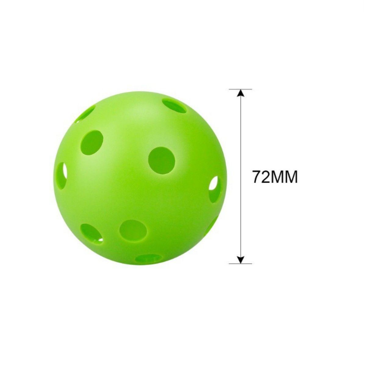 穴あきボール 野球 ソフトボール バッティング練習 軽量 PE素材 プラスチック 72mm 30個セット