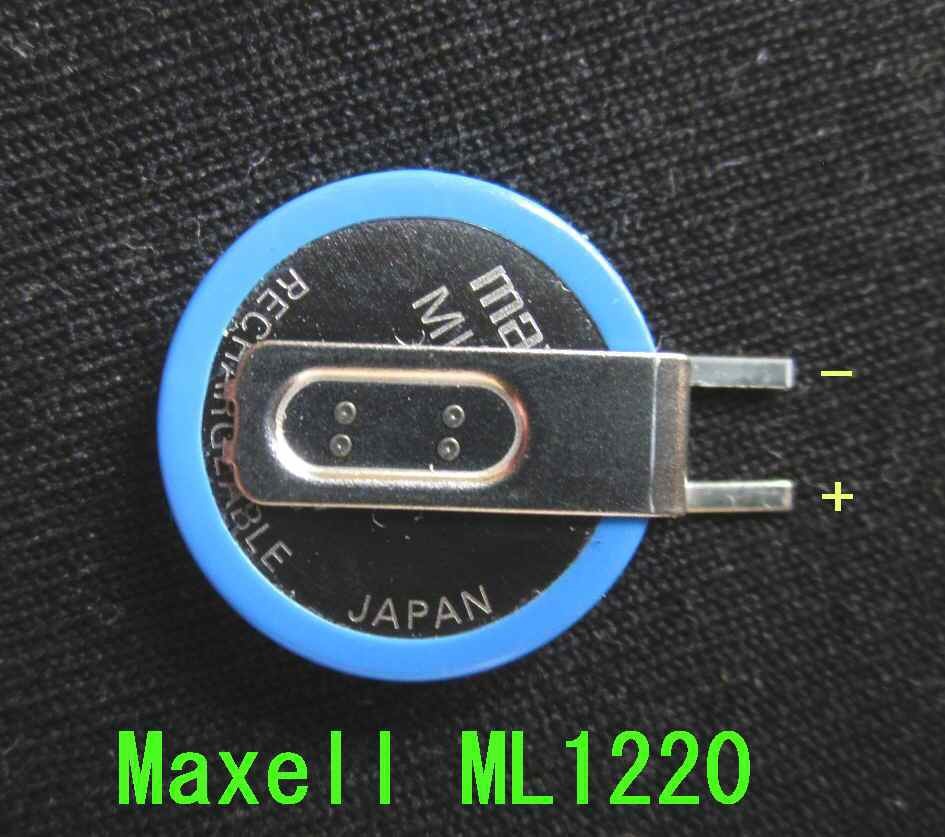 TH-K48,28 TH-F48,28等用 メモリーバックアップ電池 ML1220 の画像1