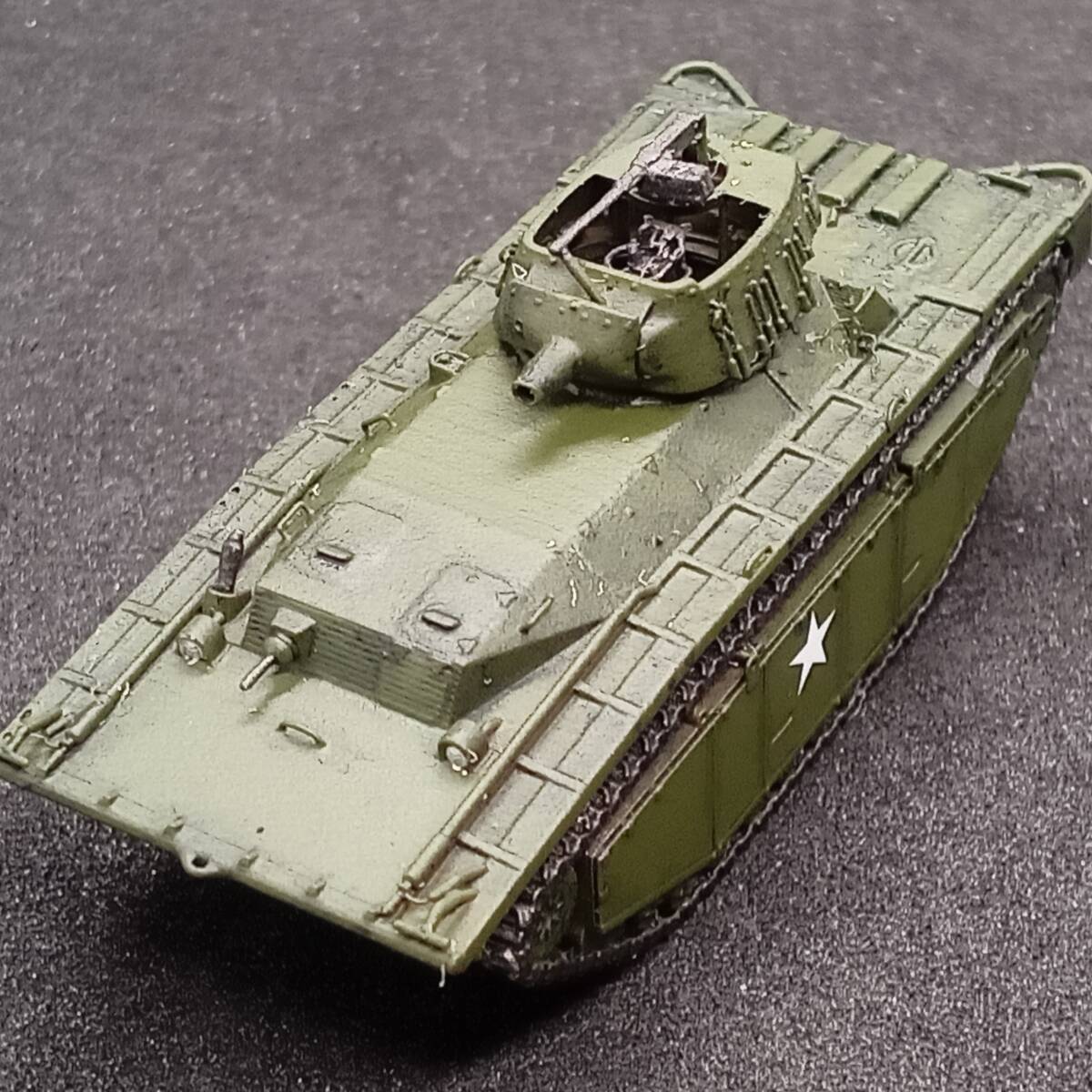 ○完成品1/144 LVT(A)-4水陸両用戦車, 海上から陸上へ直接上陸!火力支援型!,アメリカ,WW2,太平洋戦争,SSMODEL製,自作ver - ワールドタンクミュージアム ○完成品1/144 LVT(A)-4水陸両用戦車, 海上から陸上へ直接上陸!火力支援型!,アメリカ,WW2,太平洋戦争,SSMODEL製,自作ver - ワールドタンクミュージアム