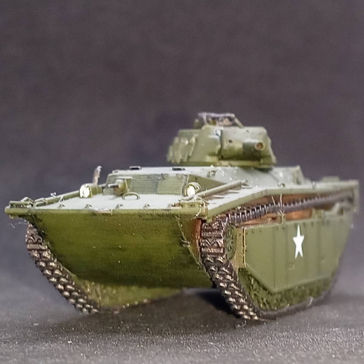 ○完成品1/144 LVT(A)-4水陸両用戦車, 海上から陸上へ直接上陸!火力支援型!,アメリカ,WW2,太平洋戦争,SSMODEL製,自作ver - ワールドタンクミュージアム ○完成品1/144 LVT(A)-4水陸両用戦車, 海上から陸上へ直接上陸!火力支援型!,アメリカ,WW2,太平洋戦争,SSMODEL製,自作ver - ワールドタンクミュージアム