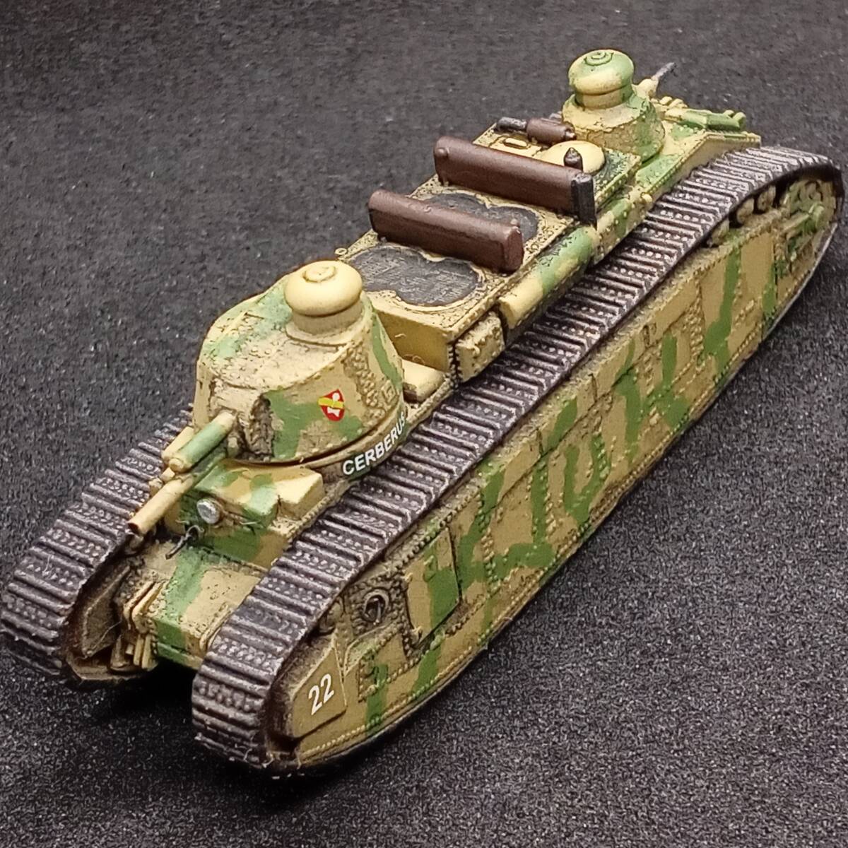 Yahoo!オークション - 完成品1/144 シャール2C超重戦車 ”世界 Yahoo!オークション - 完成品1/144 シャール2C超重戦車 ”世界