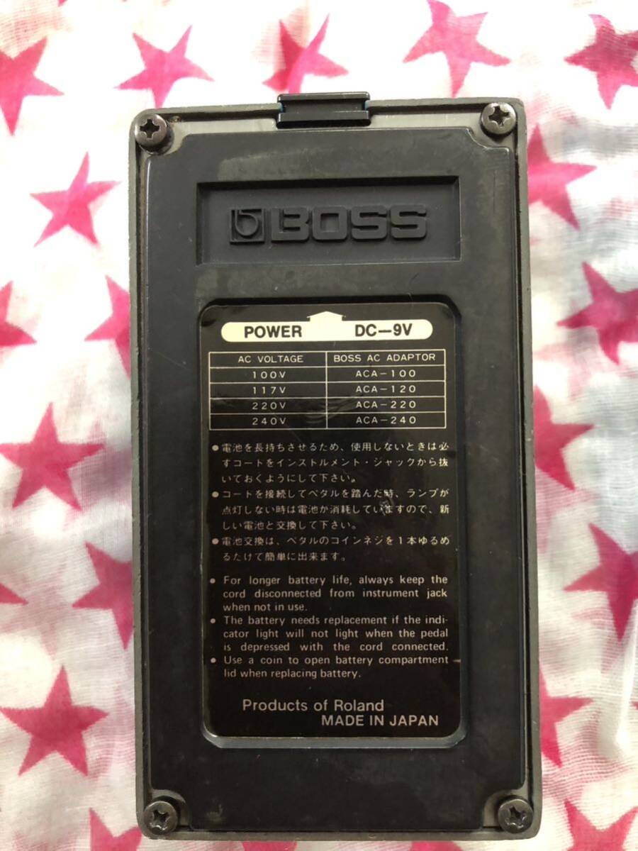 BOSS Compression Sustainer 銀ネジ コンプレッサー cs-1 made in japanの画像2