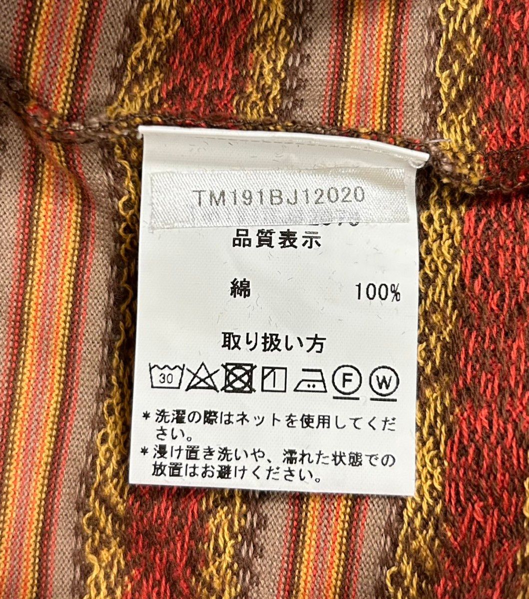 新品 THOUSAND MILE サウザンドマイル 日本製 メンズ半袖カットソー コットン100% ブラウン Mサイズ