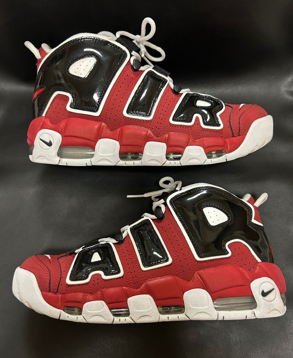 NIKE AIR MORE UPTEMPO ’96 メンズスニーカー 箱・タグ・モノカブ証明書 レッド 28cm