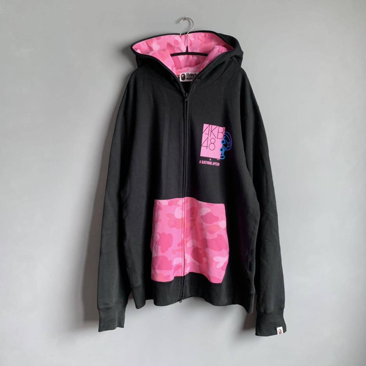 AKB48 x A Bathing Ape スウェットパーカー XXL エイプ AKB48 x A Bathing Ape スウェットパーカー XXL エイプ