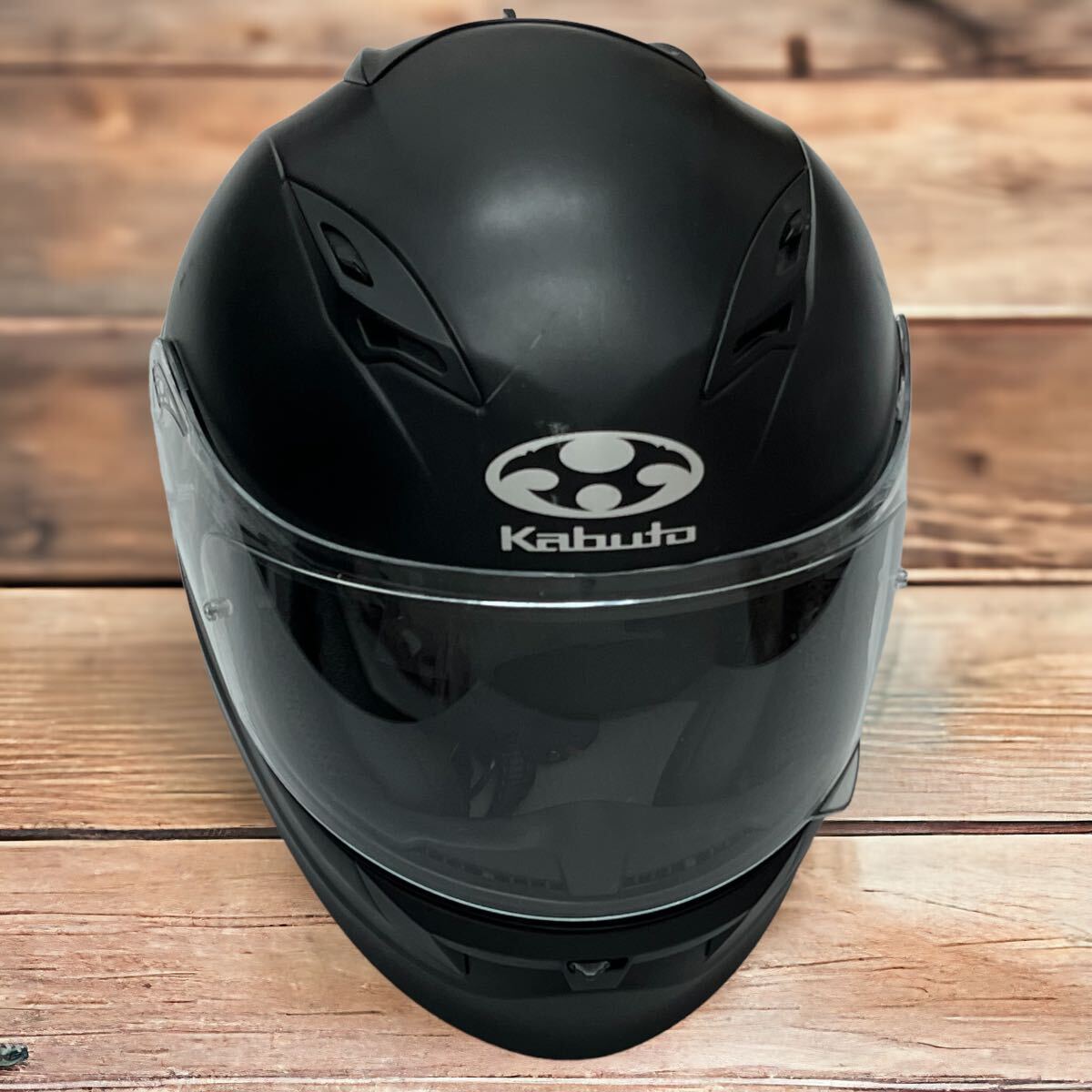 ＯＧＫ KABUTO / オージーケーカブト KAMUI2 フルフェイスヘルメット フラットブラック系 Mサイズ 全車種対応_画像2