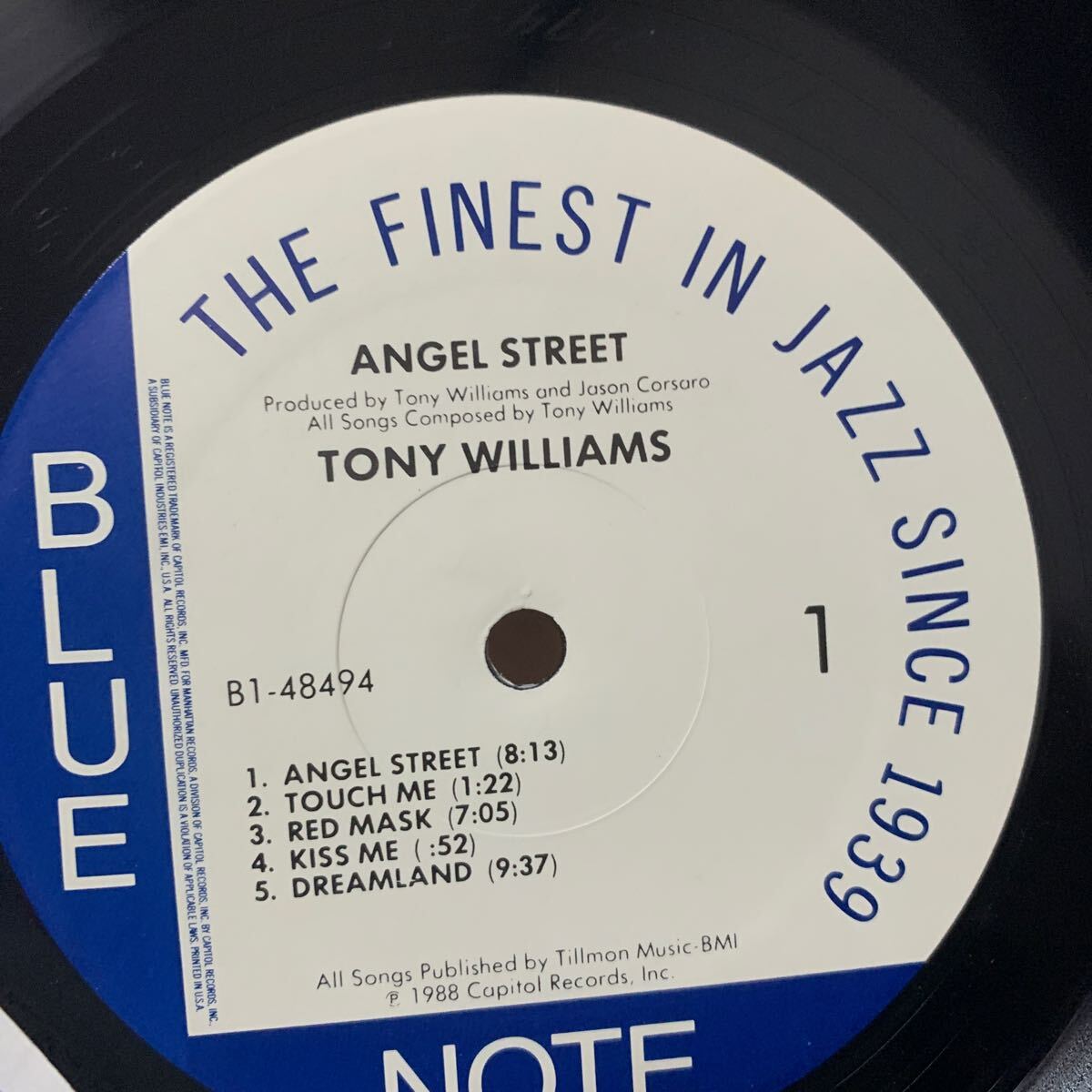  US盤！意外と出ない！ 80年代後半Blue Note傑作 トニー・ウィリアムスTony Williams／Angel Street／シュリンク付きの画像4