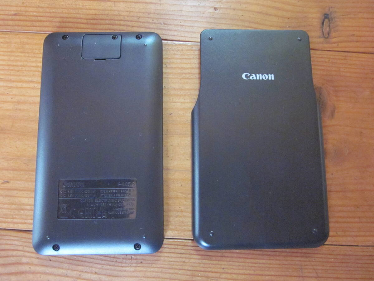 即決・CANON・キャノン・関数電卓・F-605G・2024年1月3日購入品・取り扱い説明書付き_画像2