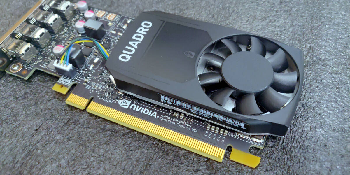 Nvidia Quadro P1000 GPU グラフィクスカード　「中古品」_画像1